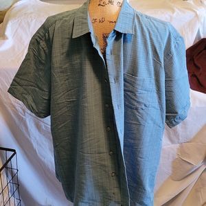 Men's short sleeve XX large blue shirt